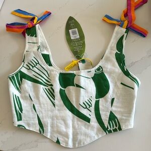 Brand New Farm Rio Crop Top {small}